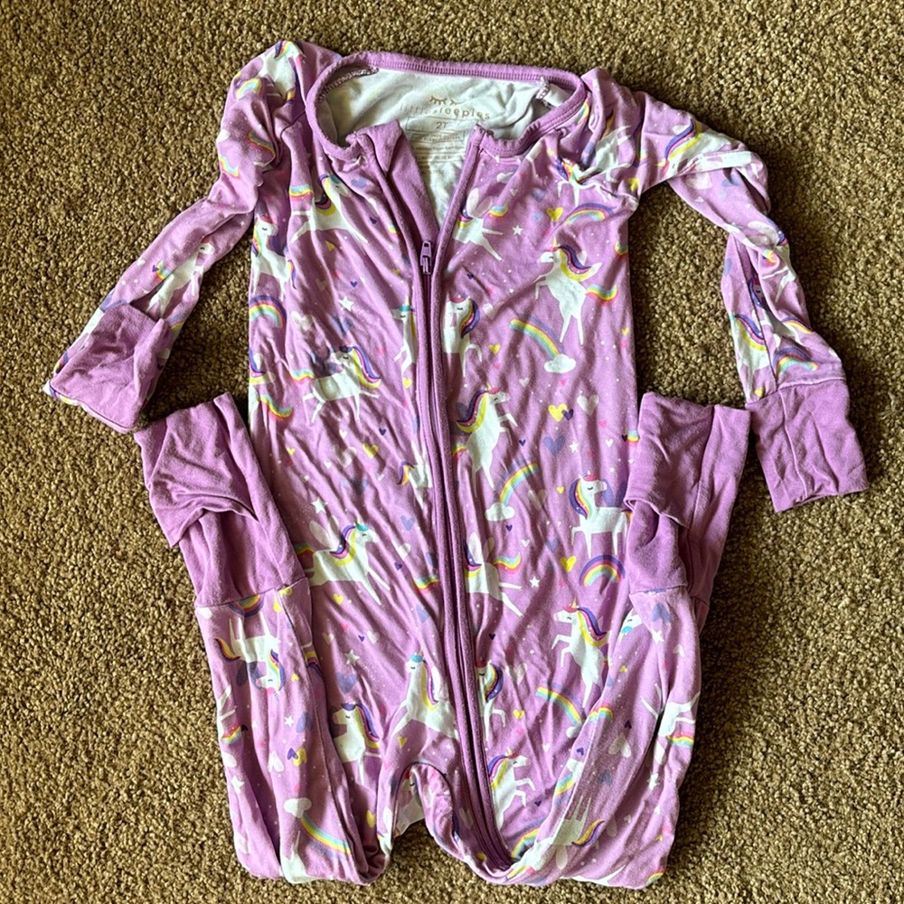 Little Sleepies unicorn Zippy 2T